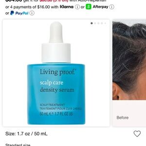 Living Proof Blue and White Skincare Serum